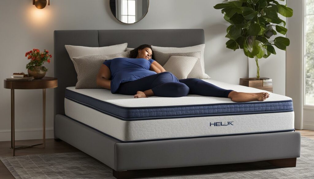 Comfortable mattresses for plus-size people